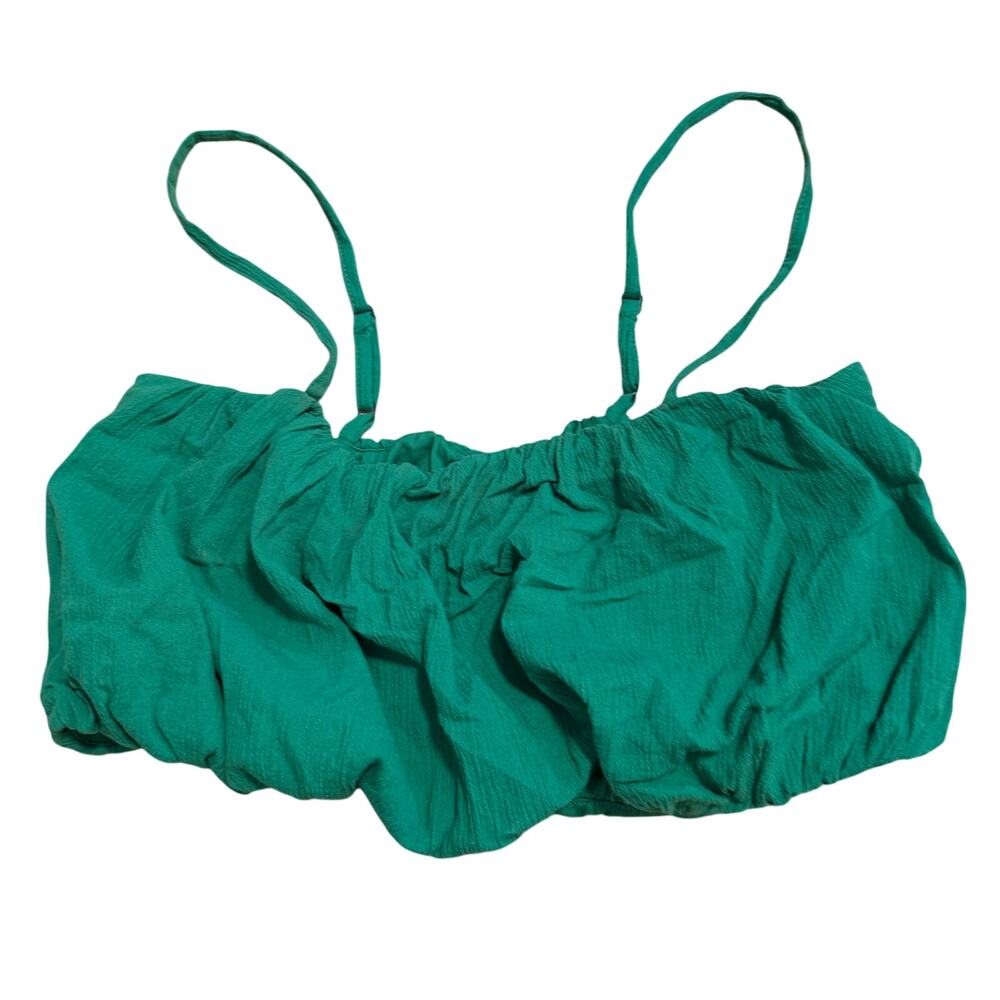 Wild Fable Women's Green Woven Square Neck Tiny Tank Top - Size XXL - NWT